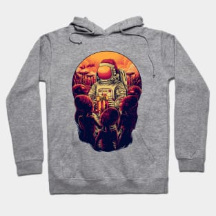 Astronauts aliens Mars contact Hoodie